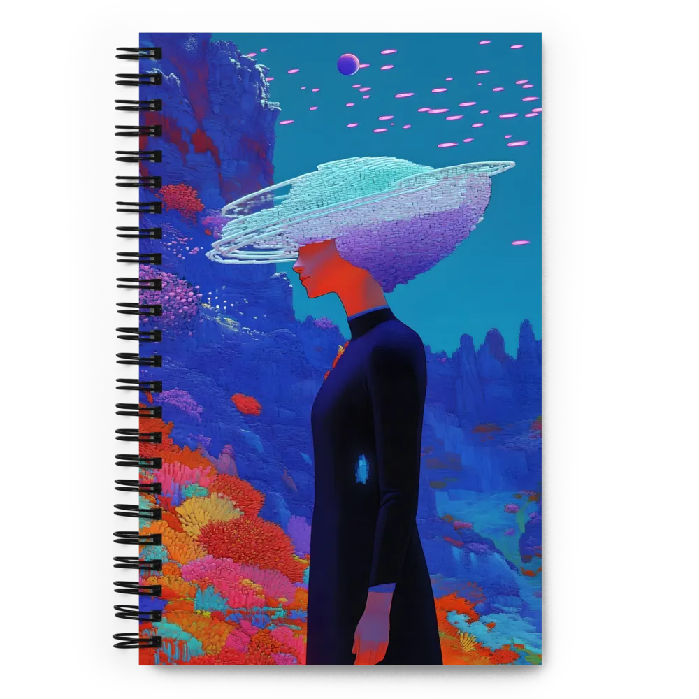 Whispers of a Celestial Ocean | Spiral Notebook