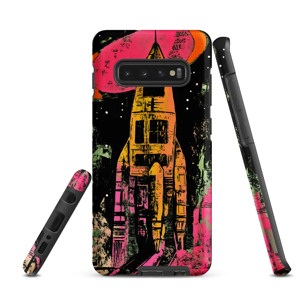 Cosmic Voyage: A Surreal Rocket Adventure
