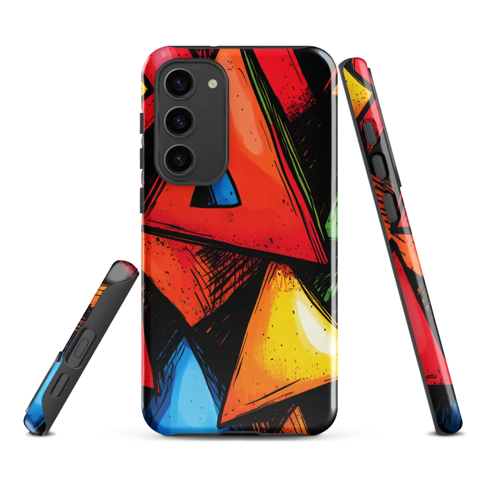 Vibrant Triangles in Abstract Harmony
