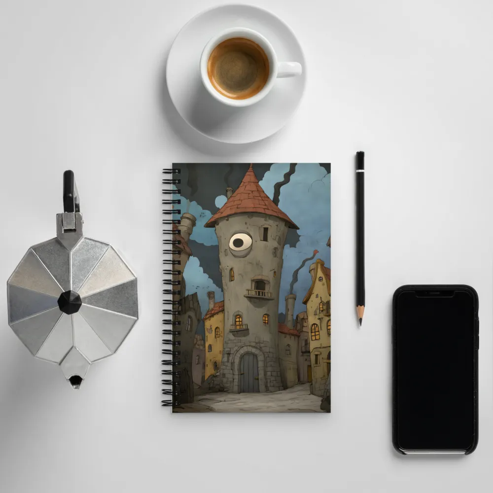 The Enigmatic Watchtower | Spiral Notebook