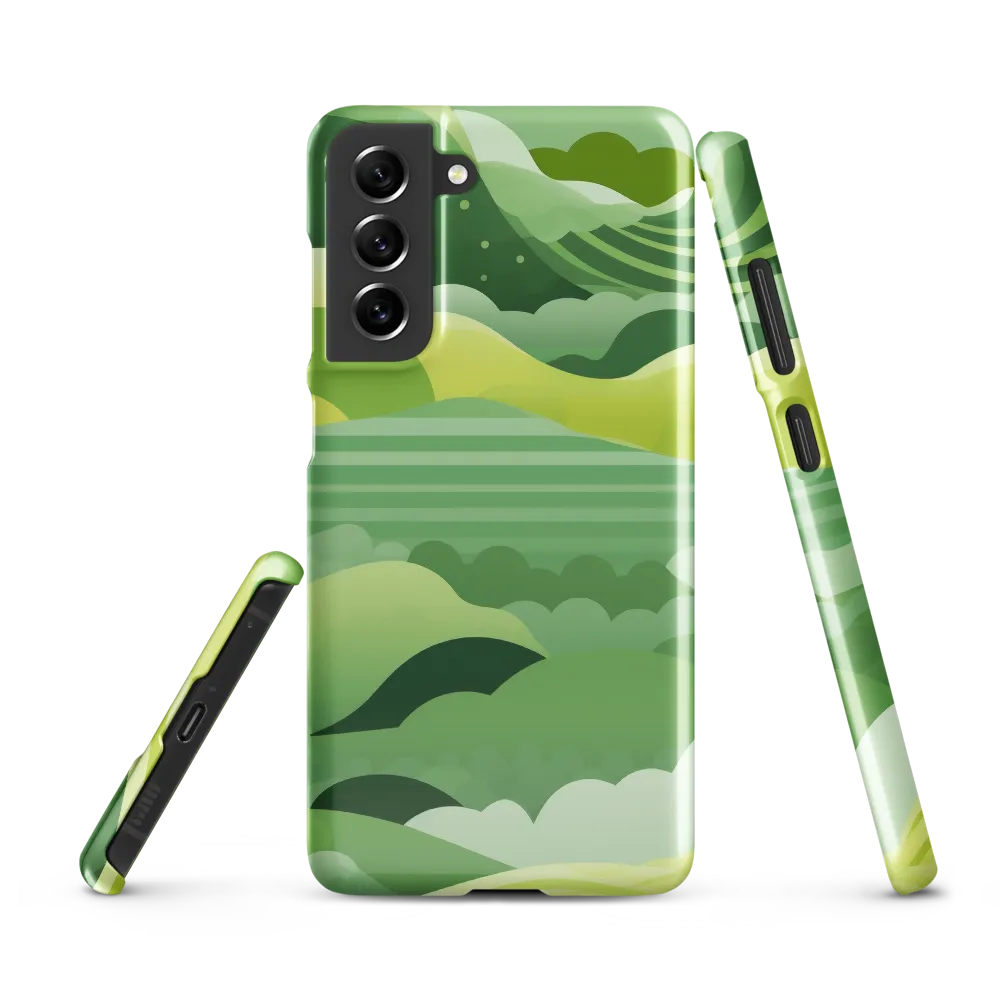 Tranquility in Green Waves