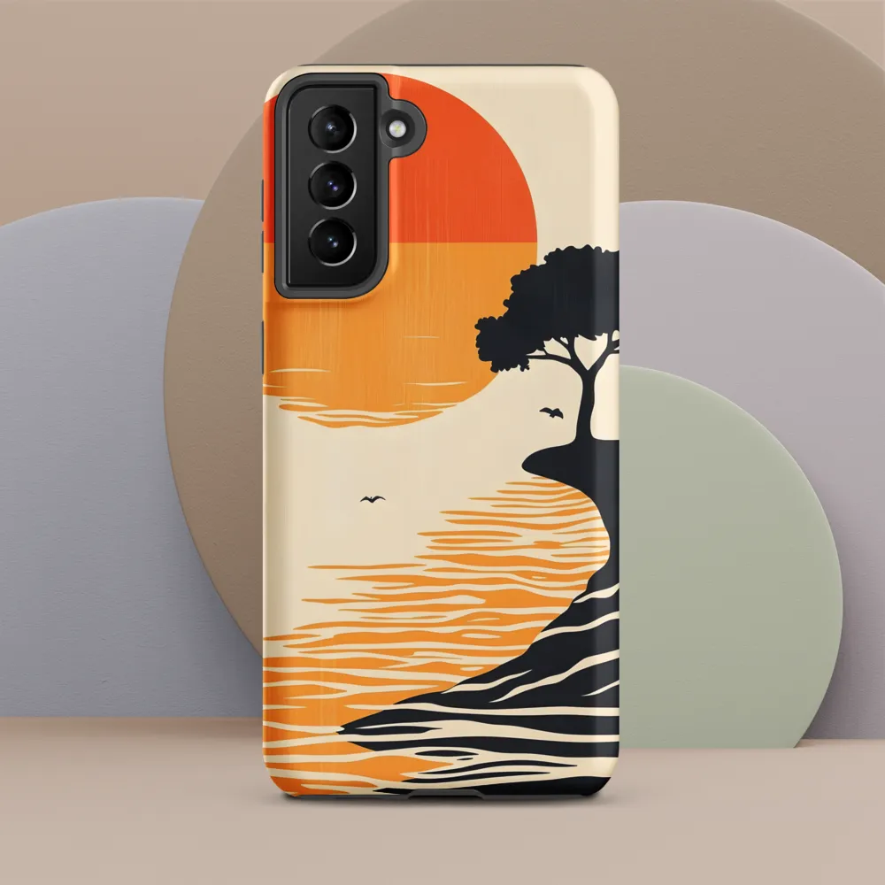 Serene Sunset | Phone Case |  S21 Plus | Tough Case | Matte
