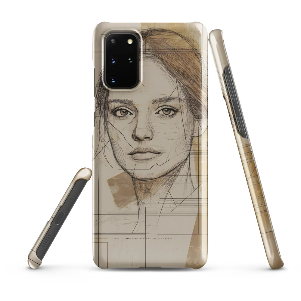 Geometric Elegance: A Modern Portrait