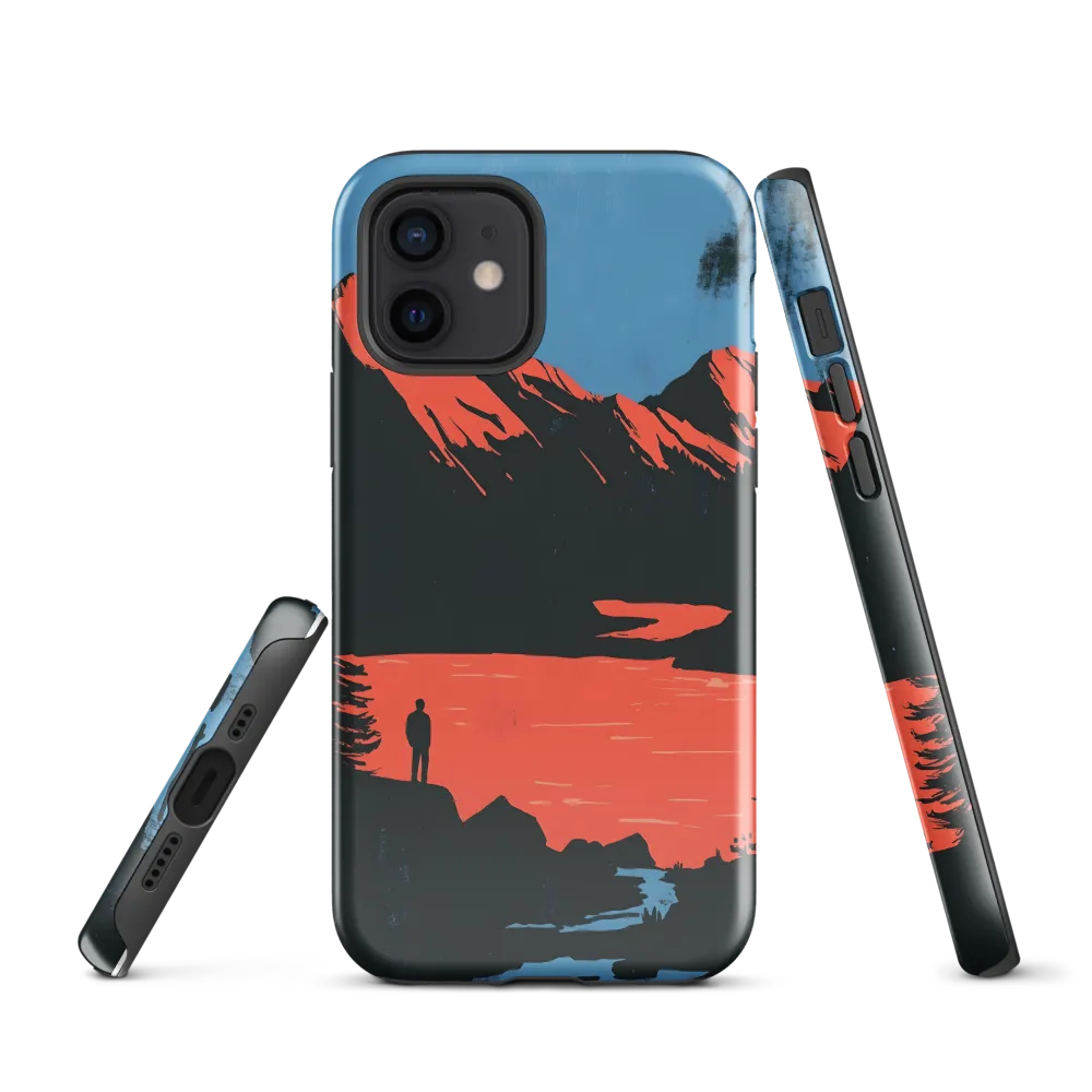 Serenity in Contrast | Phone Case |  12 | Tough Case | Glossy