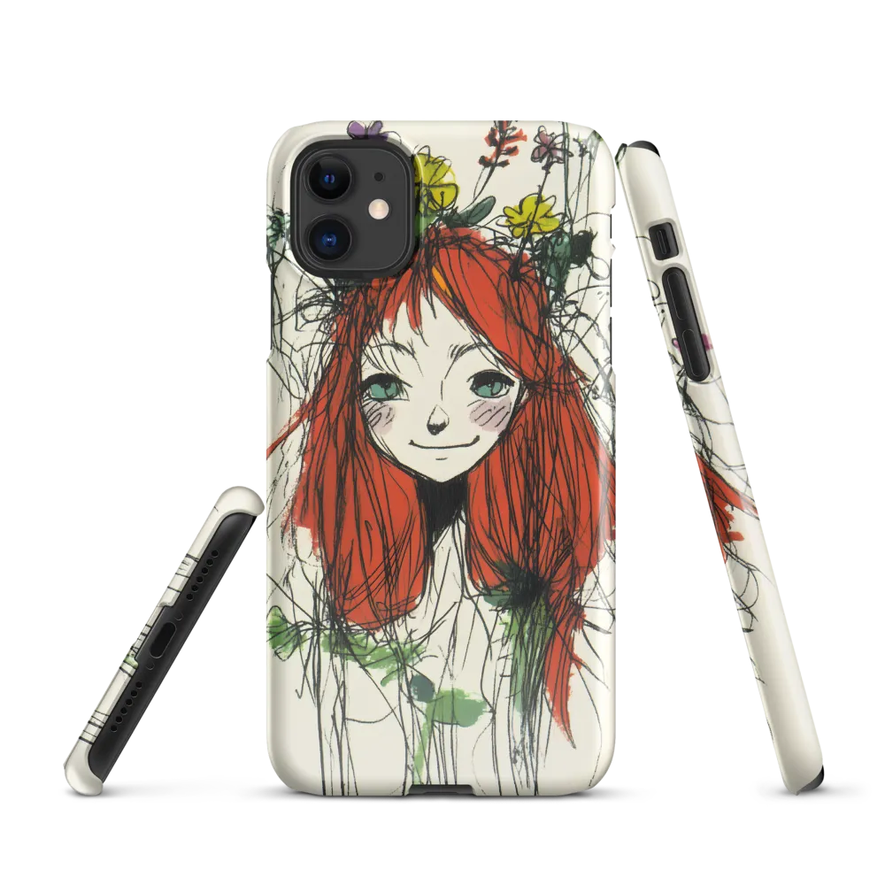 Whimsical Floral Portrait