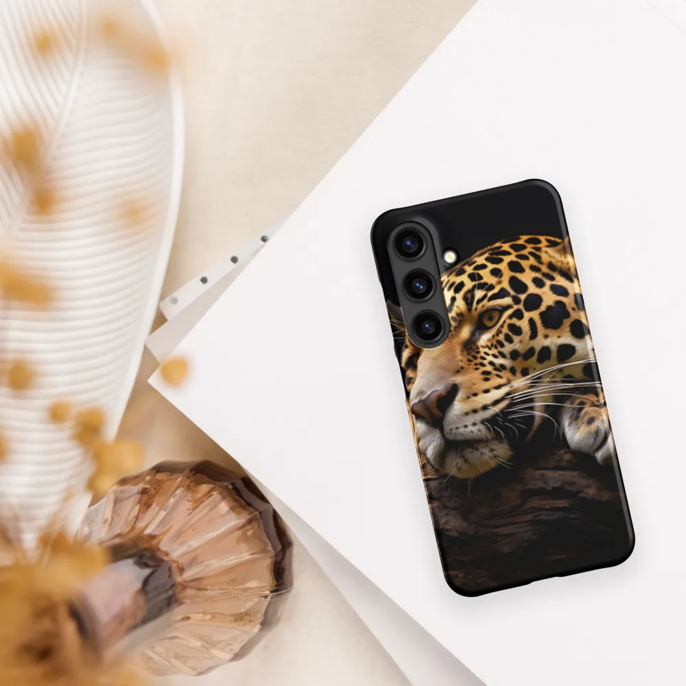 Tranquil Majesty: The Resting Leopard