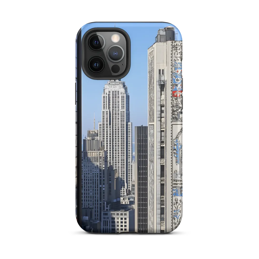 Urban Elegance: New York's Iconic Skyline | Phone Case |  12 Pro Max | Tough Case | Matte