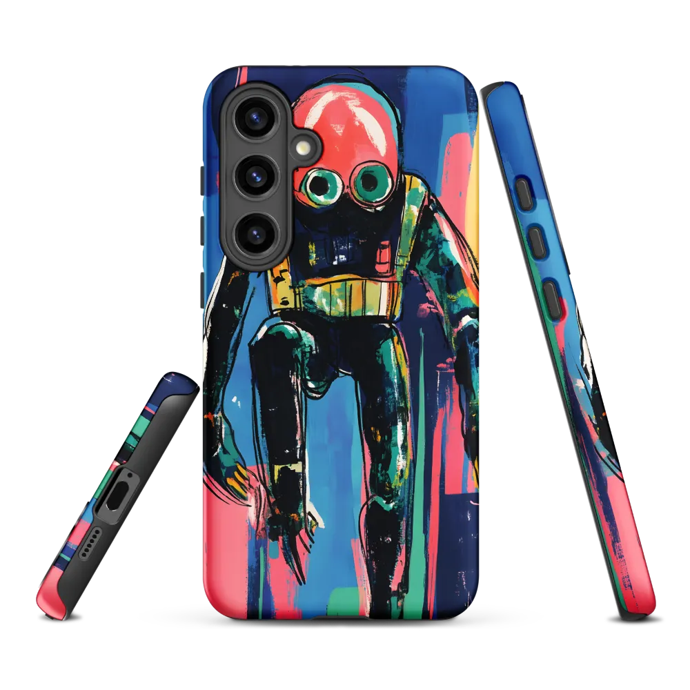 Diver in Vibrant Motion