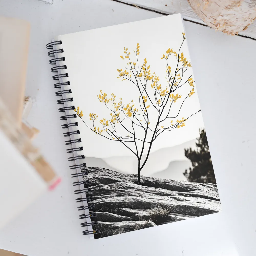 Resilience in Solitude | Spiral Notebook