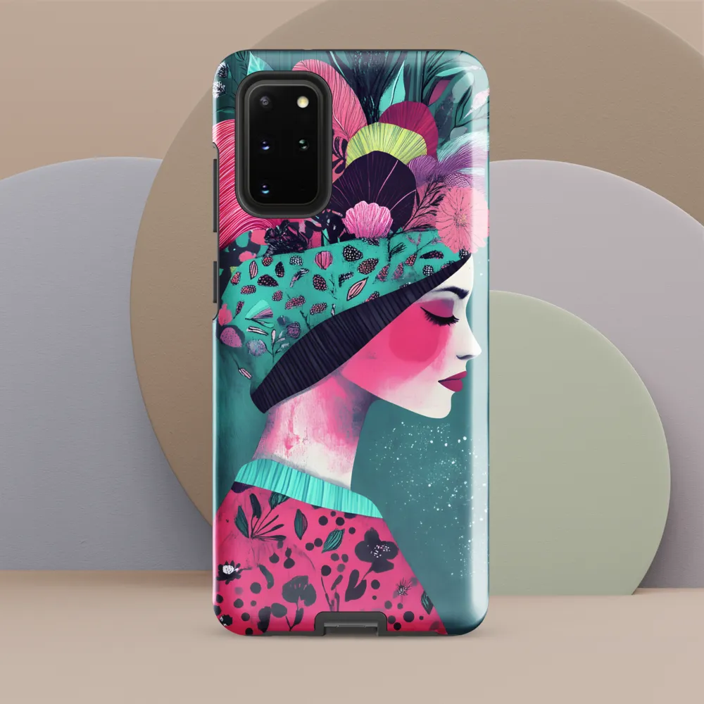 Whimsical Floral Portrait