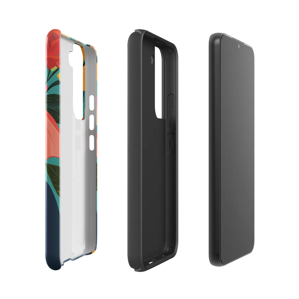 Elegance in Bloom | Phone Case |  S22 | Tough Case | Glossy