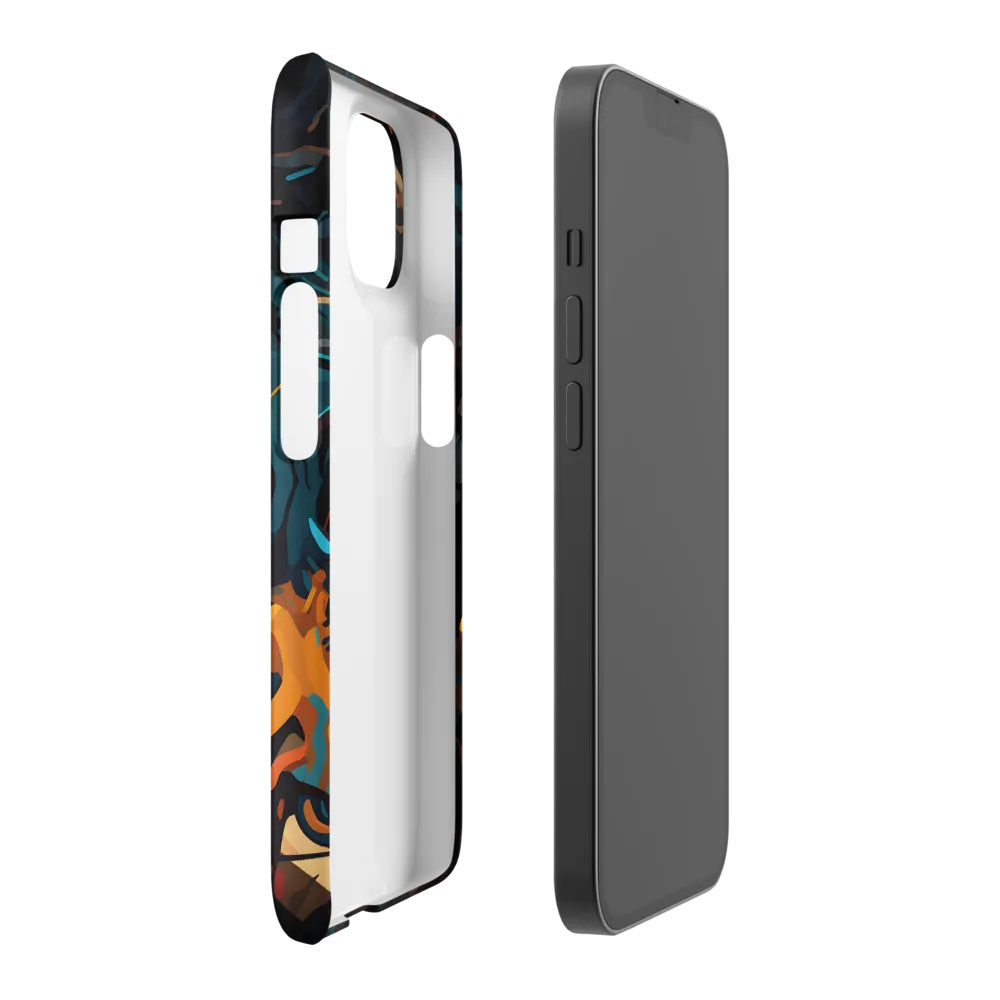 Tropical Enigma: A Wildlife Quartet | Phone Case |  14 | Snap Case | Matte