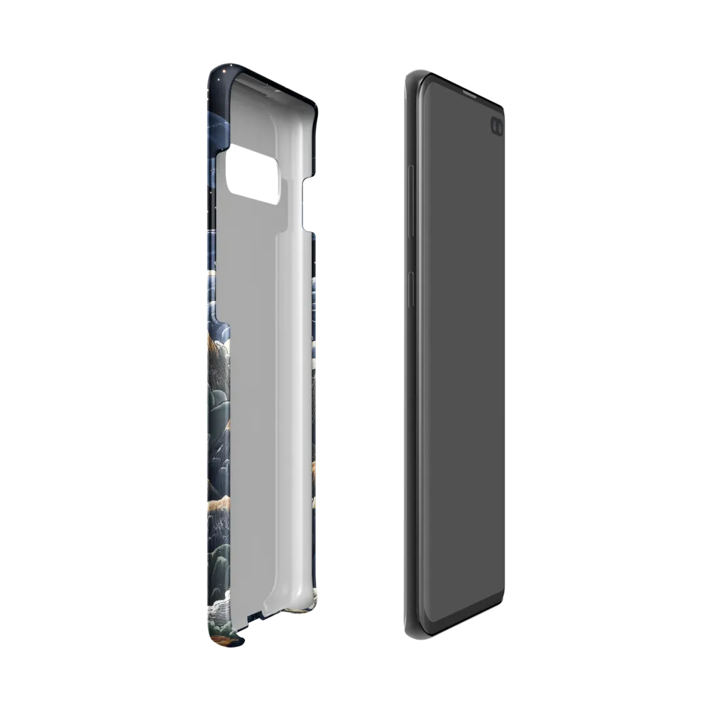 Celestial Harmony: Peaks and Planets | Phone Case |  S10 | Snap Case | Matte
