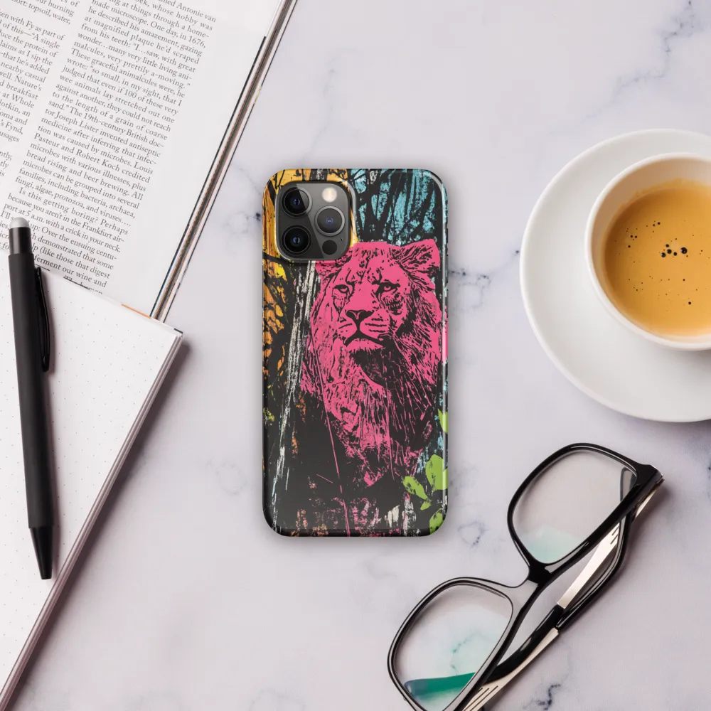 Fierce Vibrance: The Pink Lion