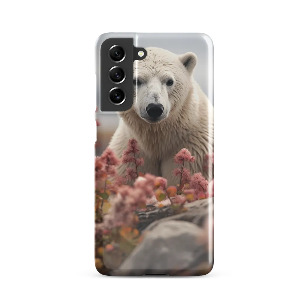Curiosity Among Blooms: The Polar Bear