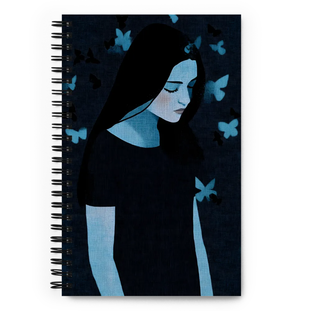 Whispers of Melancholy | Spiral Notebook