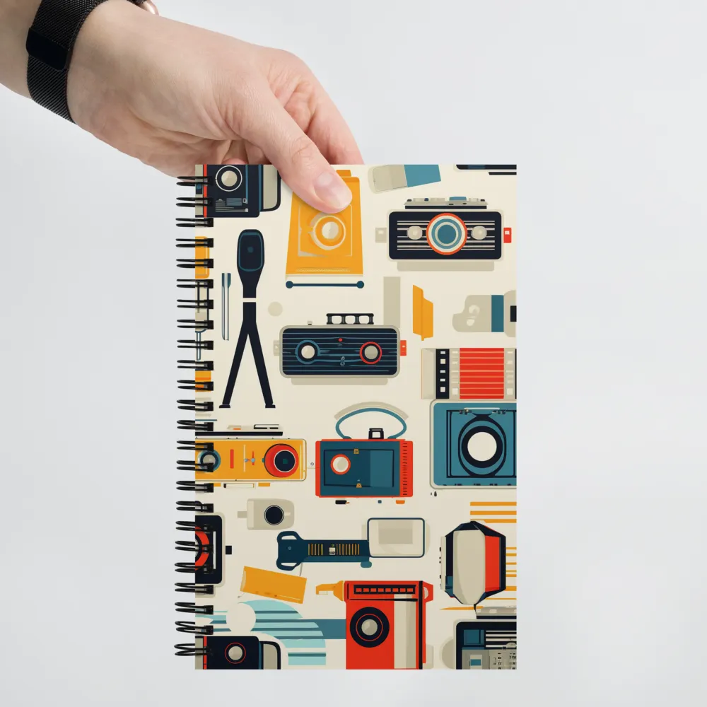 Retro Camera Collection: A Nostalgic Journey | Spiral Notebook