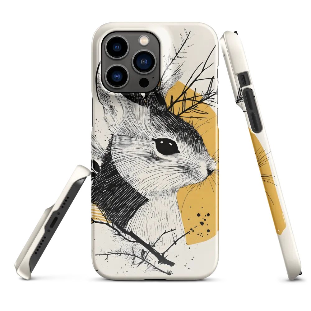 Ethereal Rabbit: A Study in Line Art