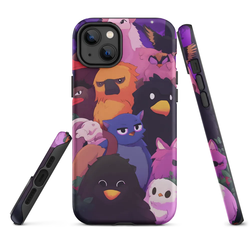 Whimsical Avian Gathering