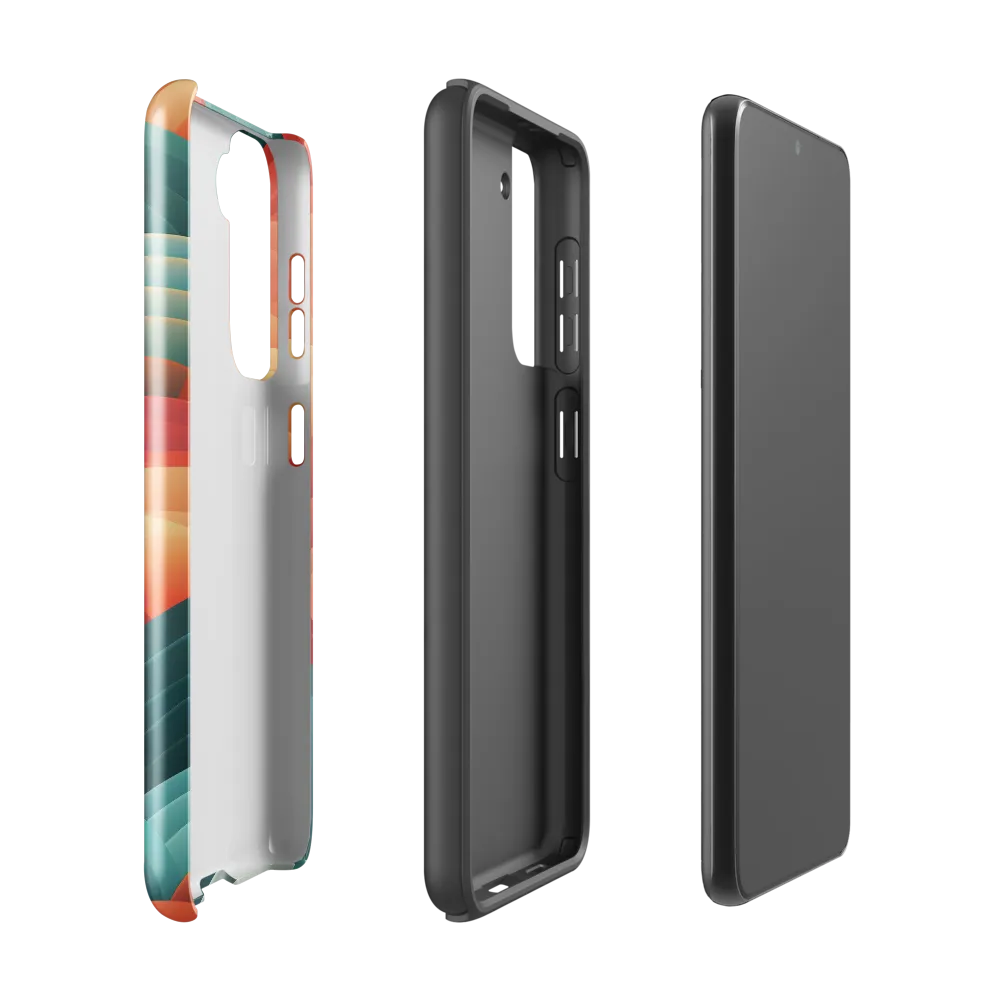 Rhythms of the Waves | Phone Case |  S21 | Tough Case | Glossy