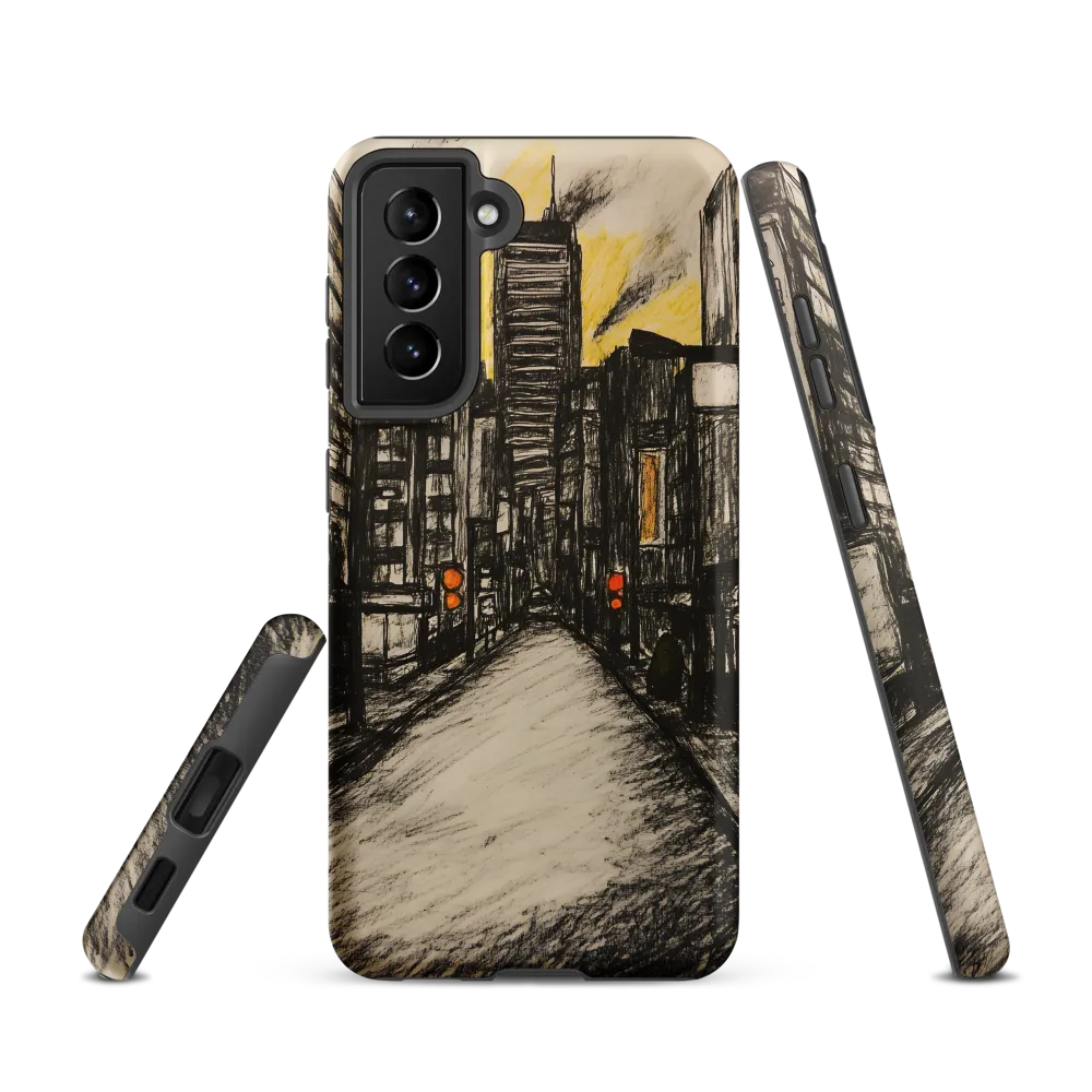 Cityscape of Solitude | Phone Case |  S21 | Tough Case | Matte