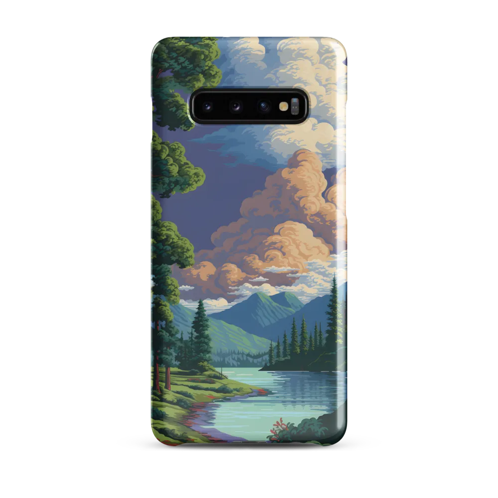 Serenity in Nature: A Lush Landscape | Phone Case |  S10 Plus | Snap Case | Glossy