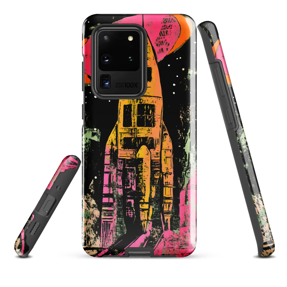 Cosmic Voyage: A Surreal Rocket Adventure