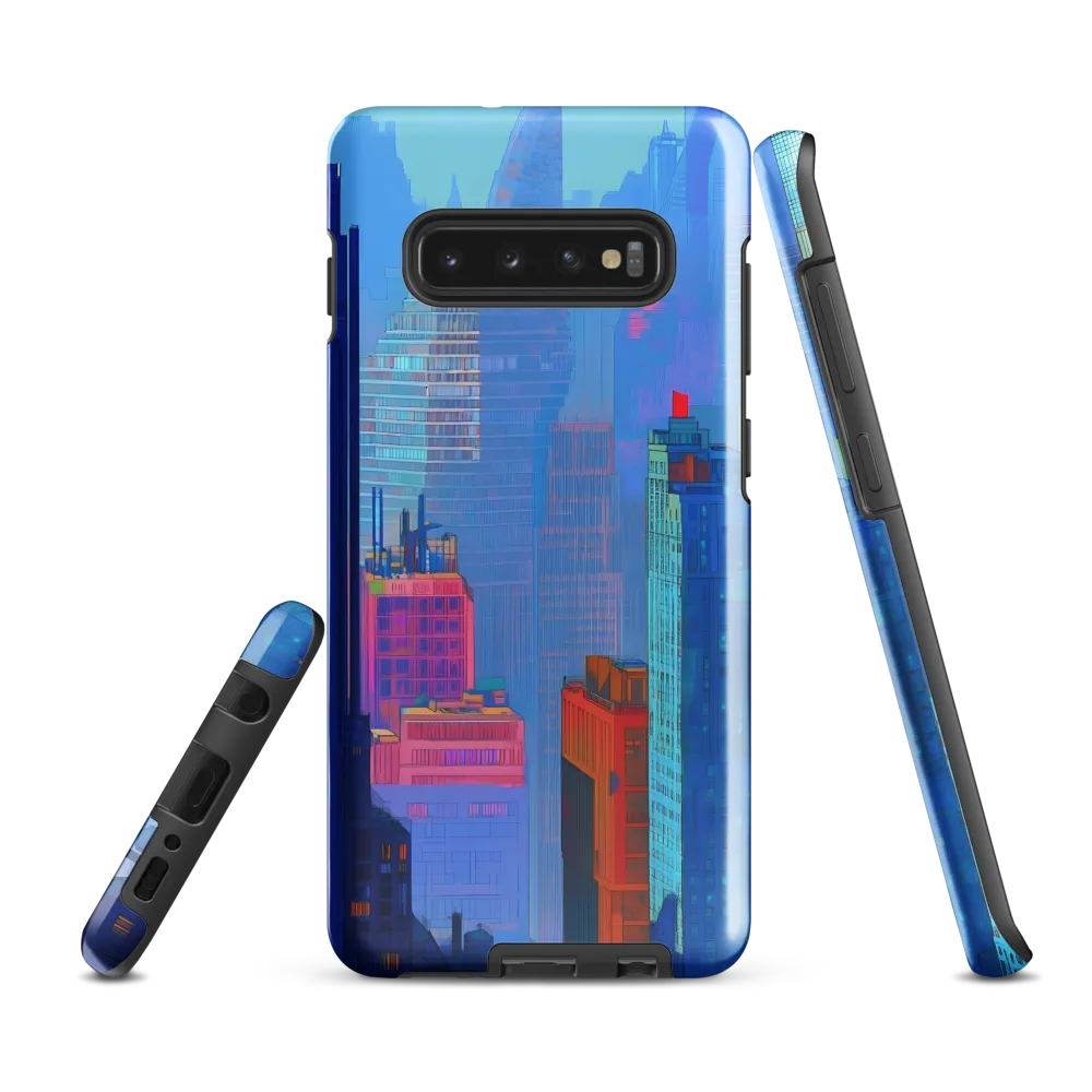 Urban Dreamscape: A Futuristic City | Phone Case |  S10 Plus | Tough Case | Glossy