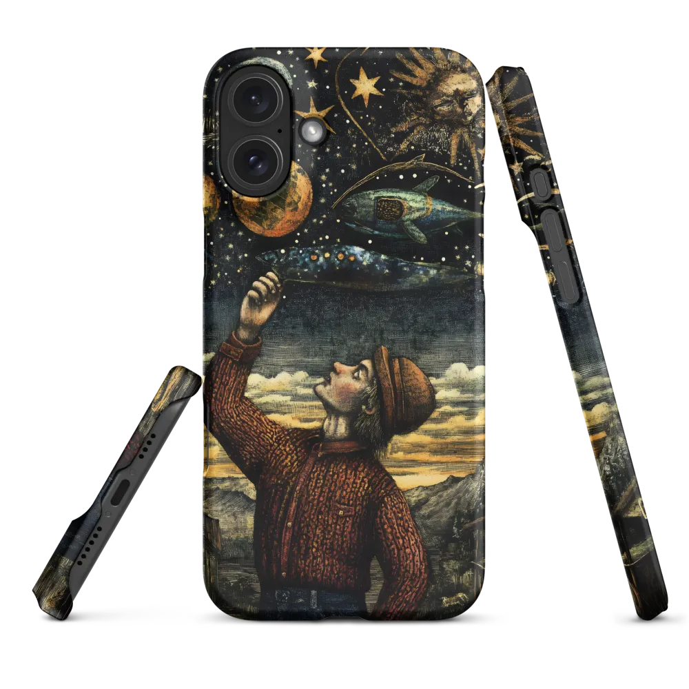 Cosmic Curiosity: A Journey Beyond Earth | Phone Case |  16 Plus | Snap Case | Matte