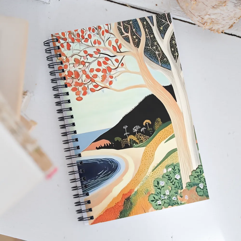 Tranquil Coastline Dream | Spiral Notebook