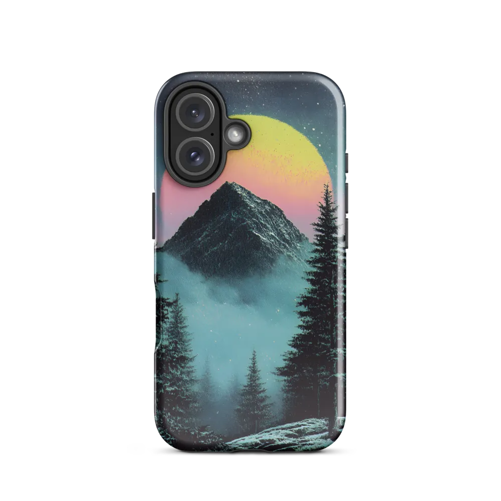Ethereal Peaks Under Celestial Lights