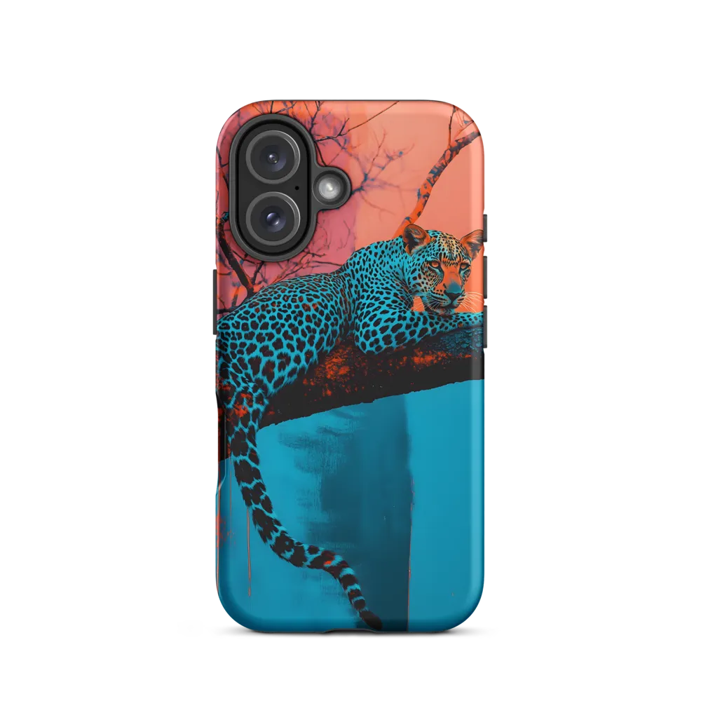 Ethereal Serenity: The Leopard's Perch | Phone Case