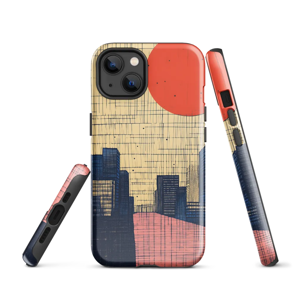 Urban Echoes: A Minimalist Cityscape
