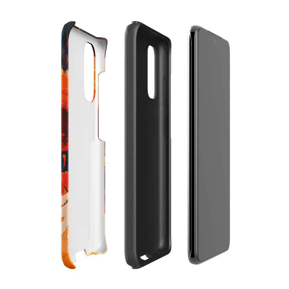 Celestial Fusion: A Cosmic Encounter | Phone Case |  S20 | Tough Case | Matte