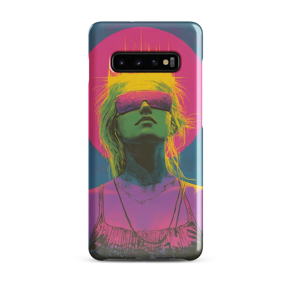 Neon Dreams: Portrait of a Modern Muse | Phone Case |  S10 Plus | Snap Case | Glossy