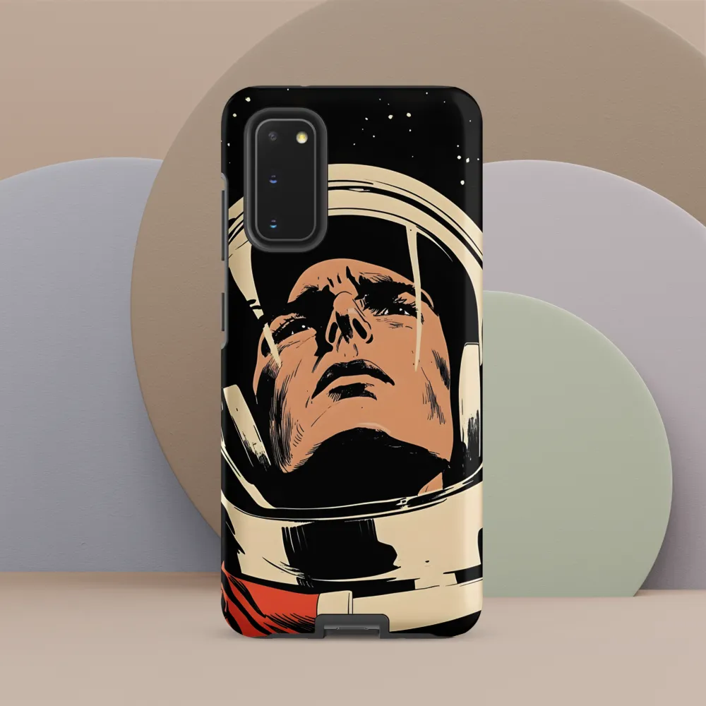 Gaze of the Astronaut | Phone Case |  S20 | Tough Case | Matte