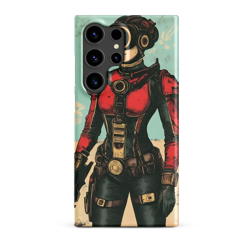 Futuristic Explorer: A Steampunk Adventure | Phone Case |  S24 Ultra | Snap Case | Matte