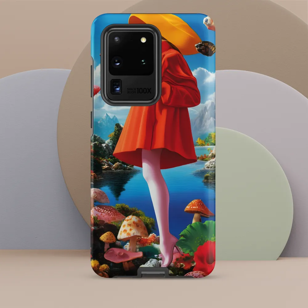 Dreamscape in Orange and Blue