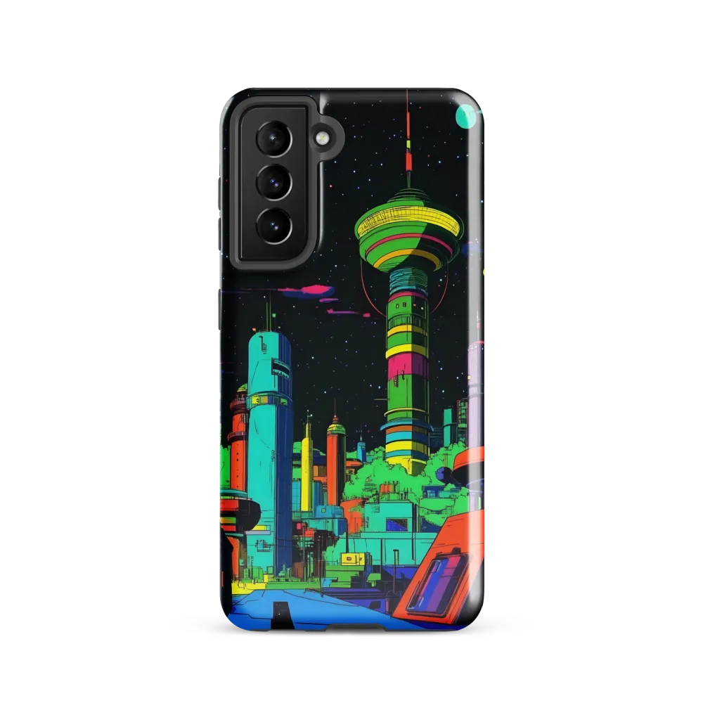 Neon Dreams: A Futuristic Cityscape