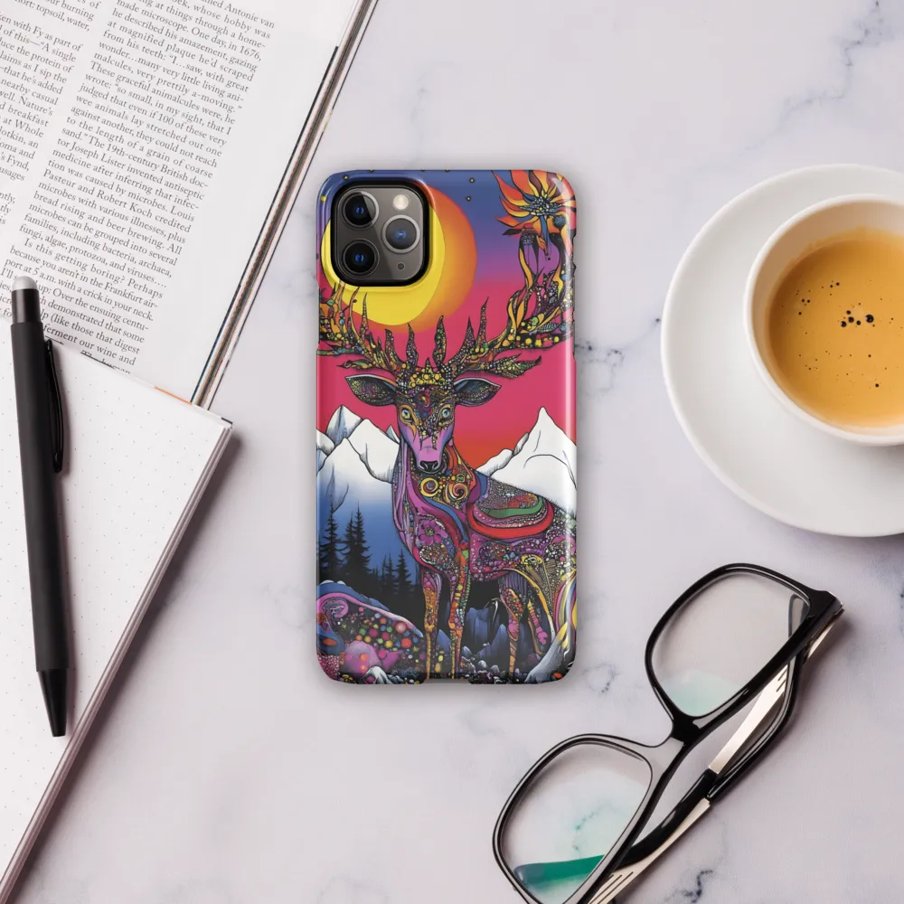 Mystical Majesty of the Psychedelic Deer | Phone Case |  11 Pro Max | Snap Case | Glossy