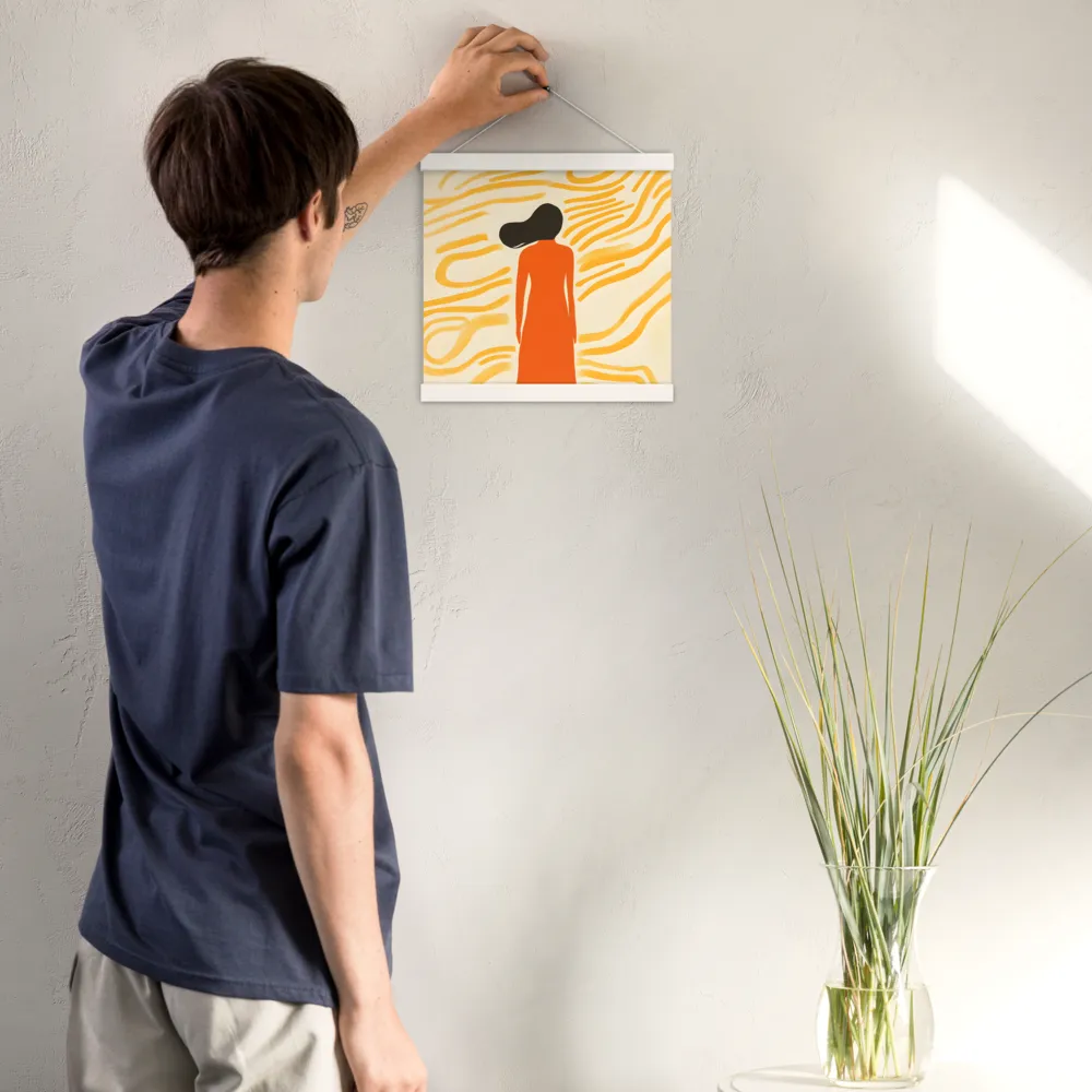 Connection to Serenity | Poster With White Wood Hanger | 12″×12″