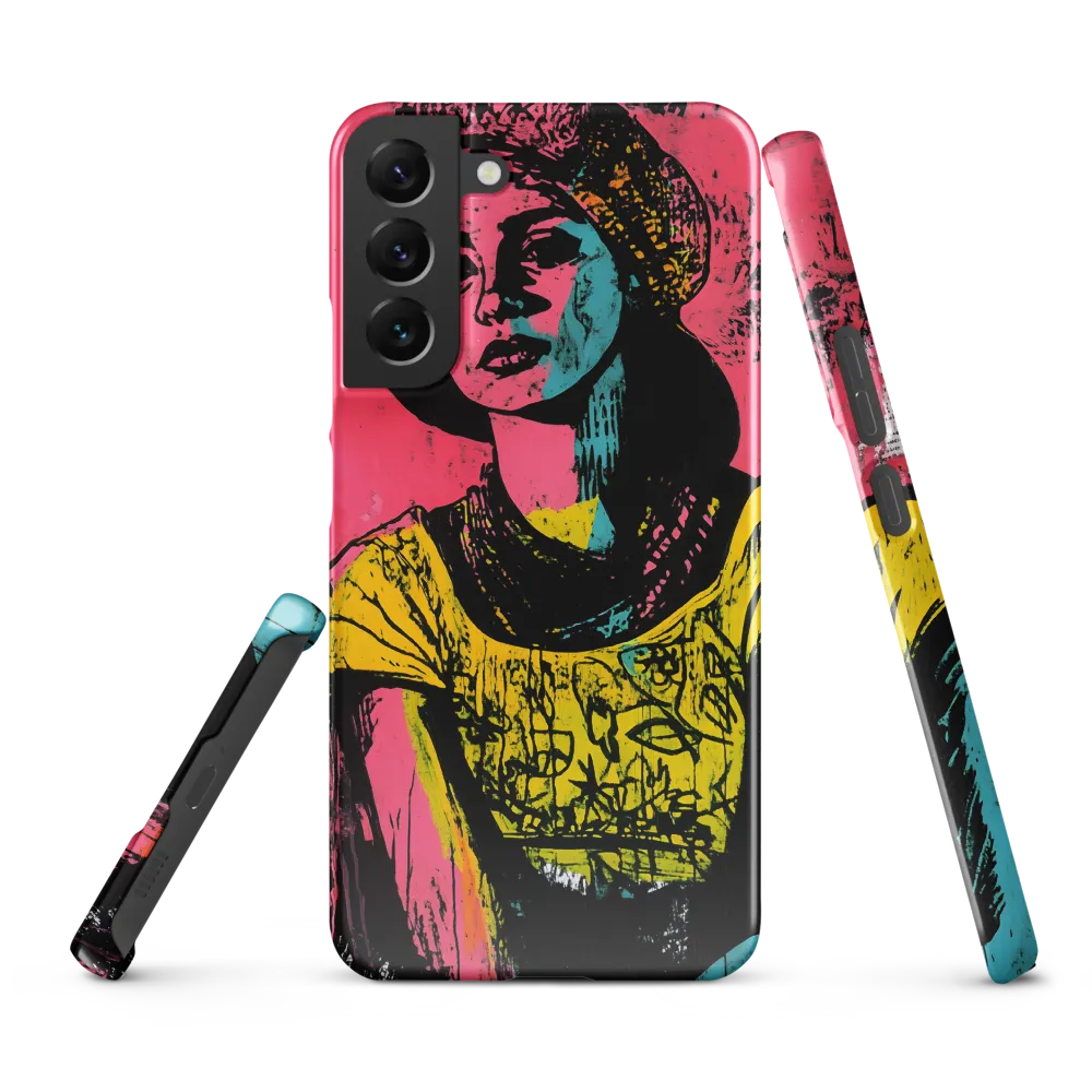 Urban Elegance: A Graffiti Portrait