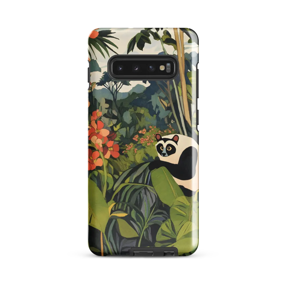 Panda in Paradise | Phone Case |  S10 Plus | Tough Case | Glossy