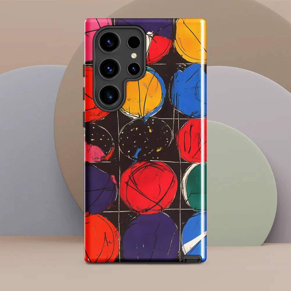 Colorful Circles in Abstract Harmony