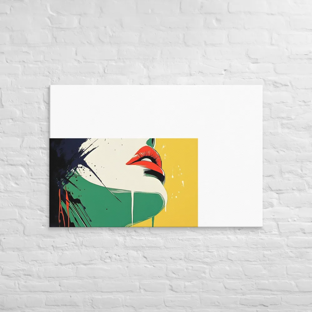 Bold Reflections: A Pop Art Portrait | Canvas | 32″×48″