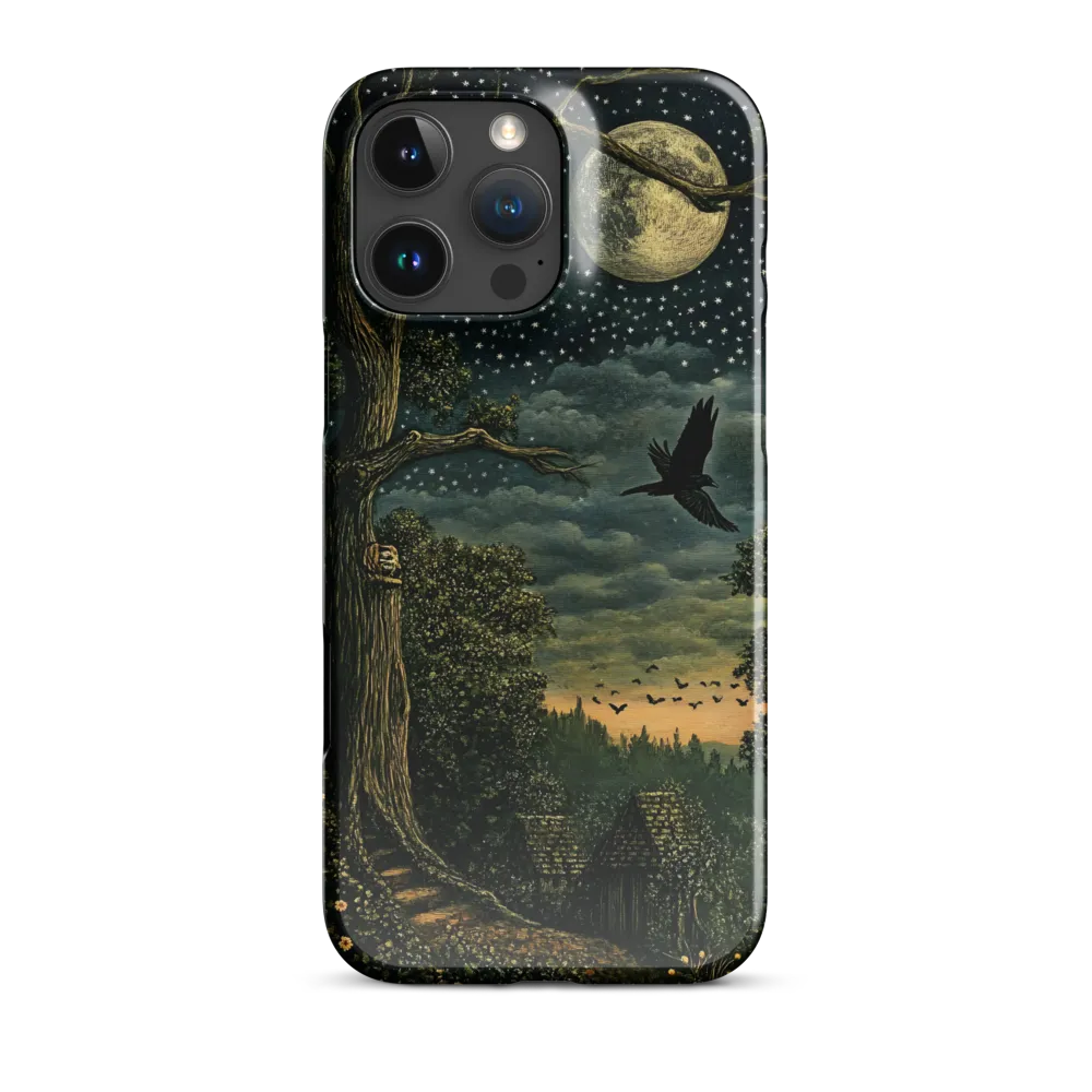 Mystical Nightscape Under the Full Moon | Phone Case |  16 Pro Max | Snap Case | Glossy