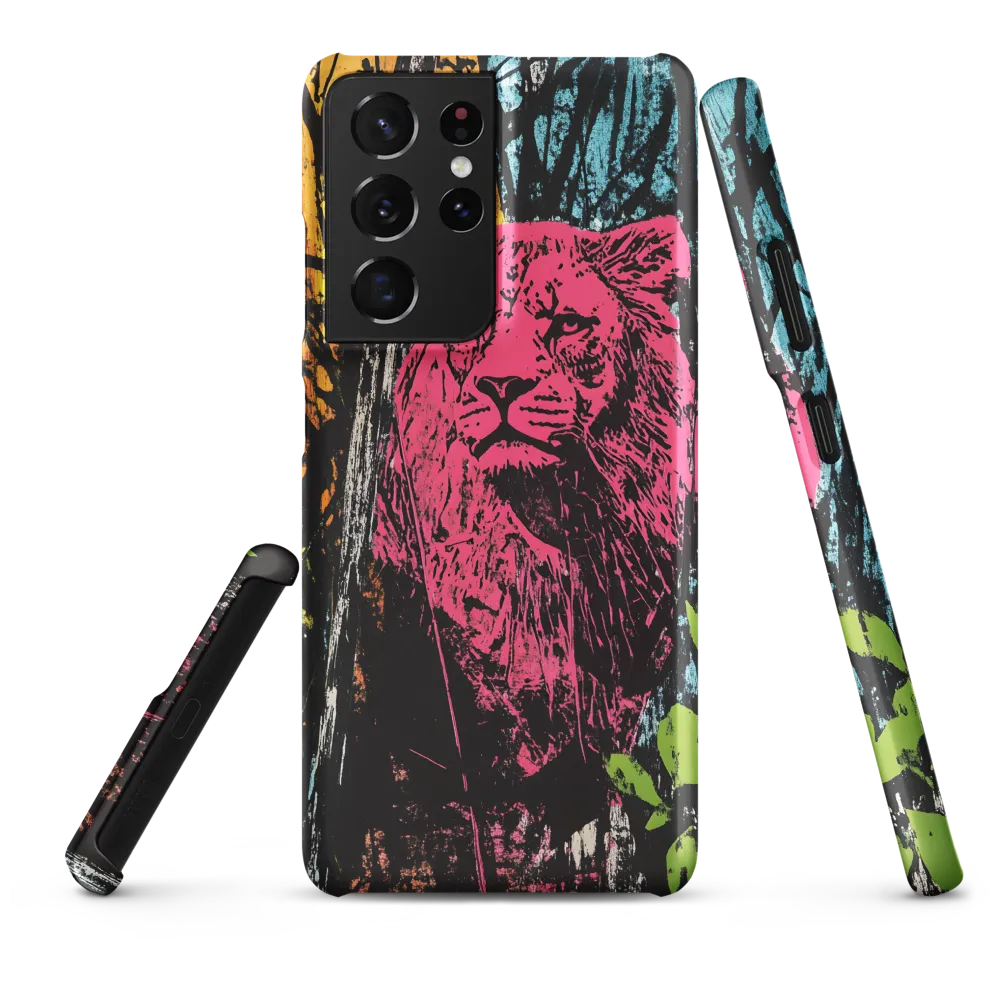 Fierce Vibrance: The Pink Lion
