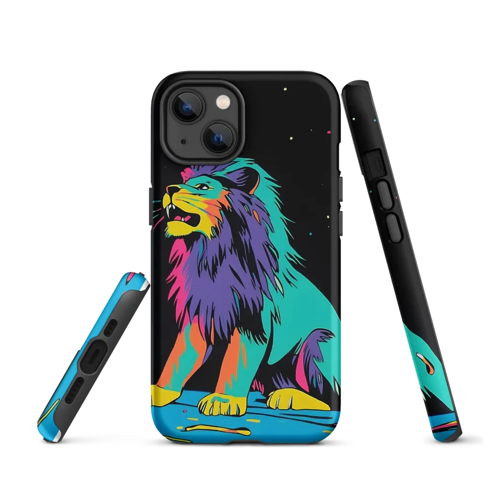 Roaring Colors: The Neon Lion