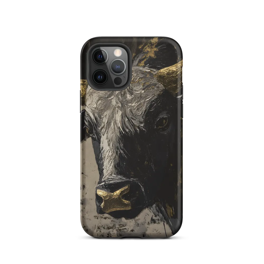 Majestic Bull: The Power in Black and Gold