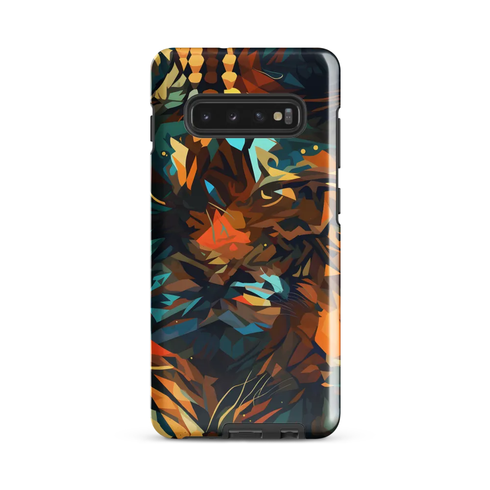 Wild Symphony: Abstract Tigers | Phone Case |  S10 Plus | Tough Case | Glossy